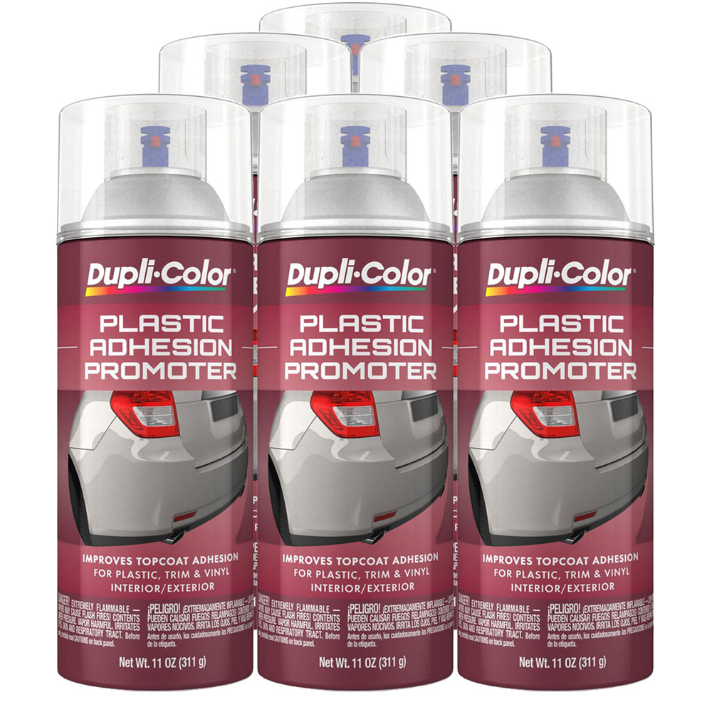 Duplicolor CP199 (6-Pack) Plastic Adhesion Promoter / Primer Clear, 11oz Aerosol