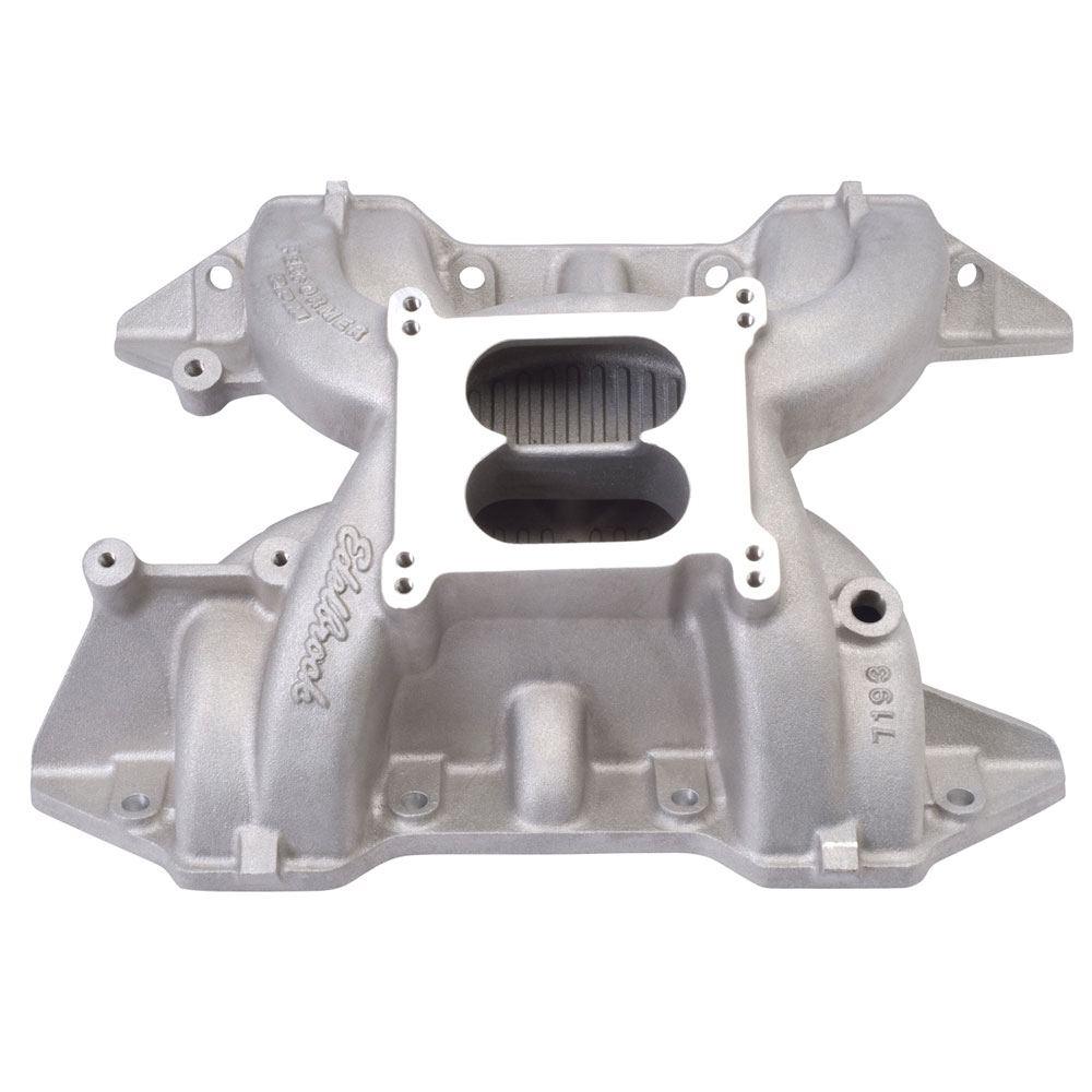 Edelbrock Intake Manifold 7193; Performer RPM Dual Plane for Chrysler 413-440 RB