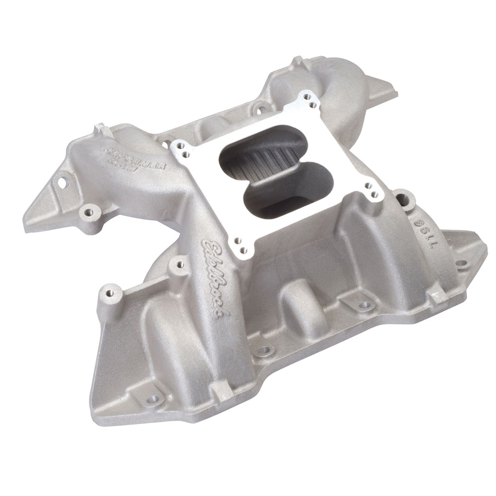 Edelbrock Intake Manifold 7193; Performer RPM Dual Plane for Chrysler 413-440 RB