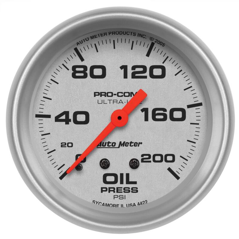 Auto Gauge Oil Pressure Gauge