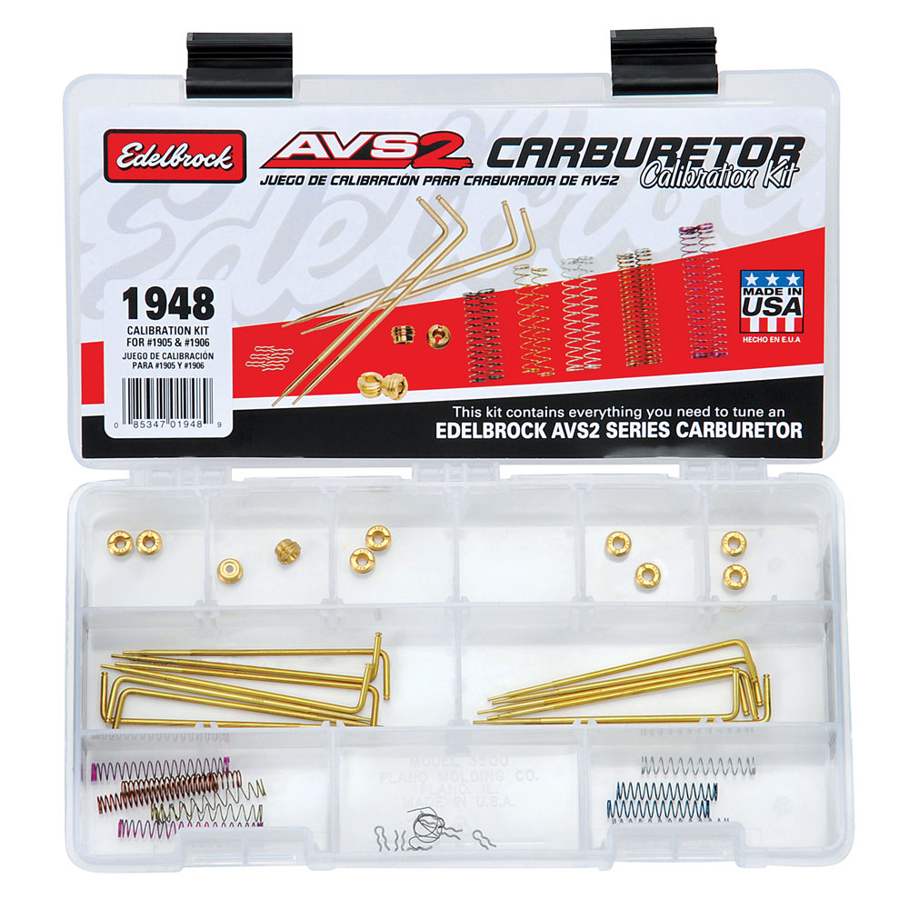 Edelbrock Carburetor Calibration Kit 1948; for Edelbrock AVS2 650 cfm