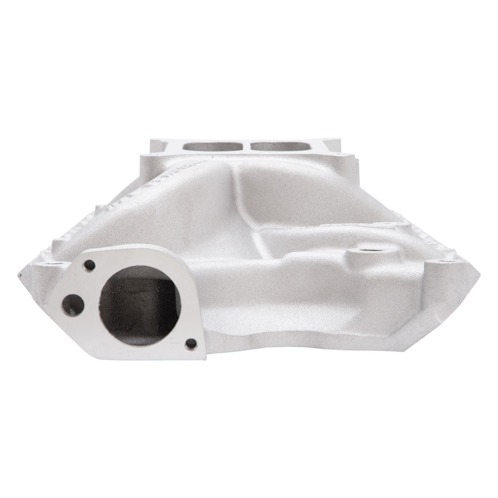 Edelbrock Intake Manifold 7181; Performer RPM Satin Aluminum for 351W SBF