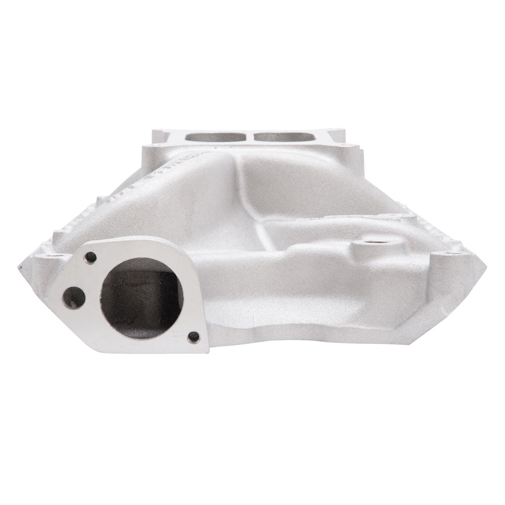 Edelbrock Intake Manifold 7181; Performer RPM Satin Aluminum for 351W SBF