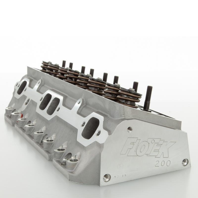 Flo-Tek Cylinder Head Assembly 1200-HRSB-505S; Street Build 200cc ...