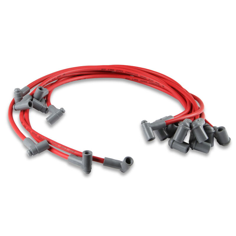 Universal Spark Plug Wire Set, Red Super Conductor, 8.5mm, Fits 8