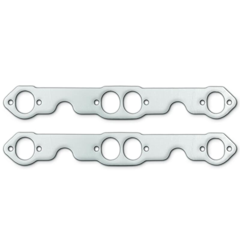 Remflex Header Gasket 2021; Graphite, Oval Port 1.75 x 1.5 in. for 262-400 SBC