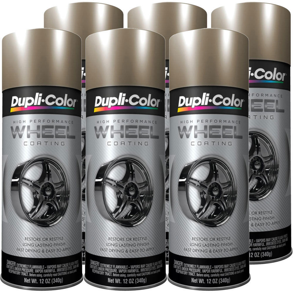 Duplicolor HWP105 (6-Pack), High Performance Wheel Paint, Bronze