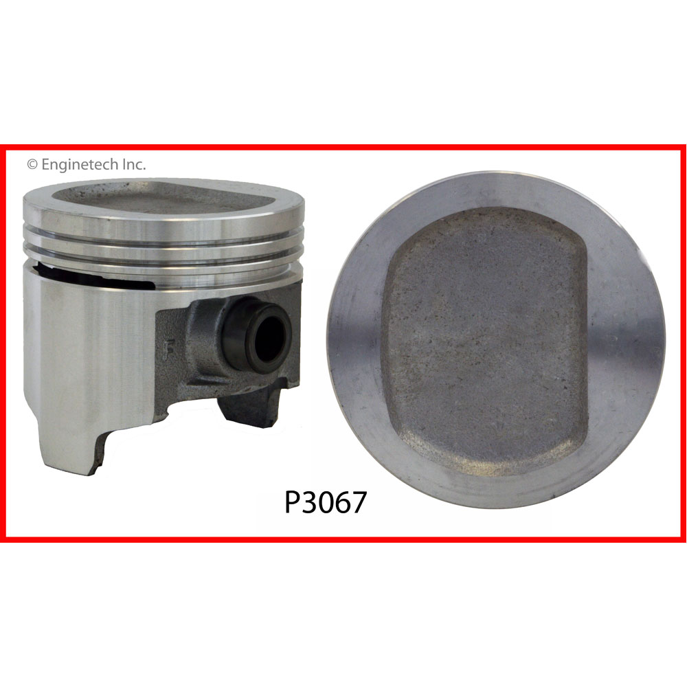 Enginetech Engine Piston Set P3067(6)030; 3.780