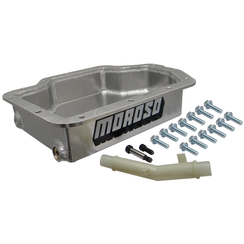 Moroso Transmission Pan 42020; Fabricated Aluminum 1qt Extra for Chevy TH400