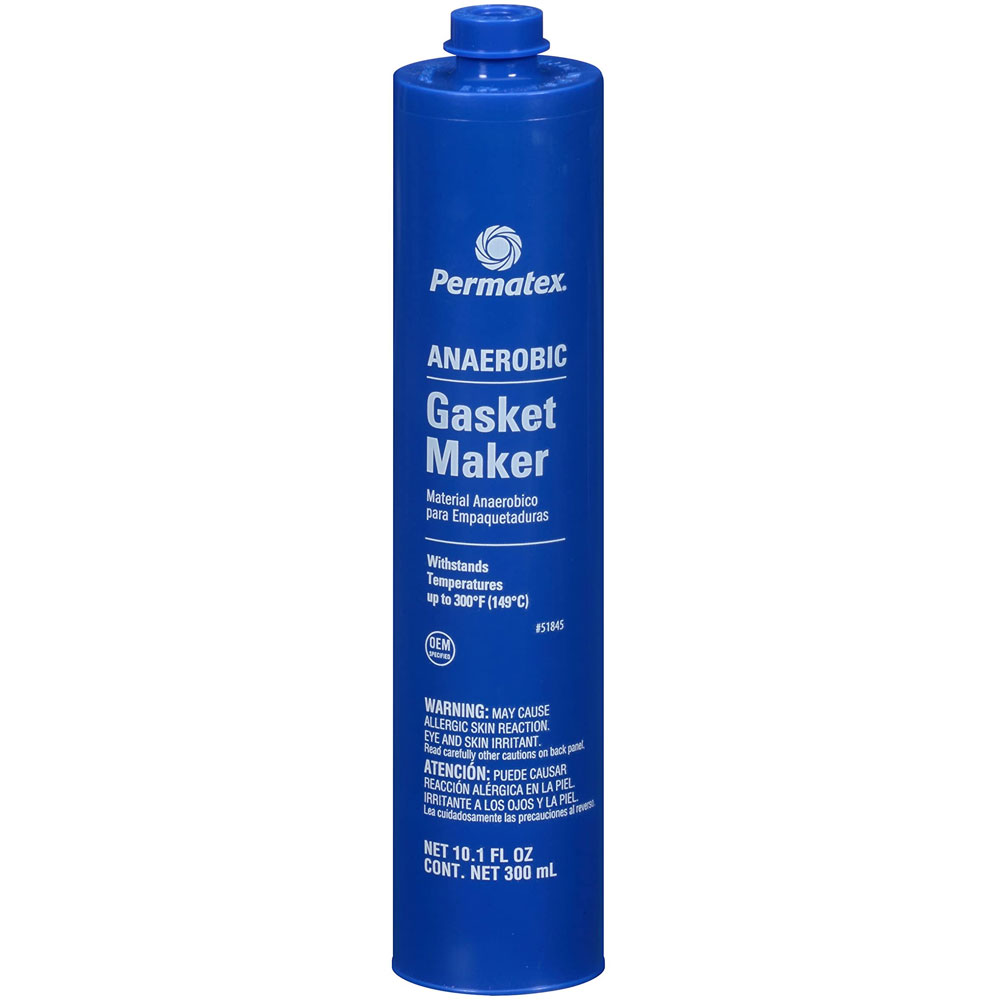 Permatex Gasket Making Compound 51845; Anaerobic Gasket Maker 10.1oz. Cartridge
