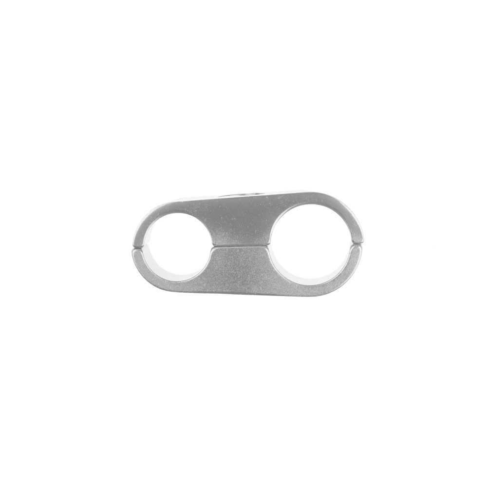 Redhorse Performance Hose Separator 730-06-06-5; 2 x -06AN, Clear Anodized Alum