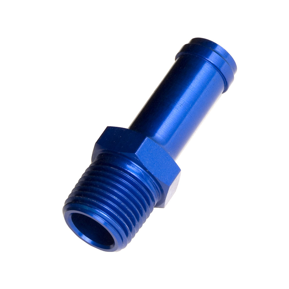 Redhorse Fitting 840-10-08-1; Hose Adapter Blue 1/2 in. NPT to 5/8 in. Hose Barb