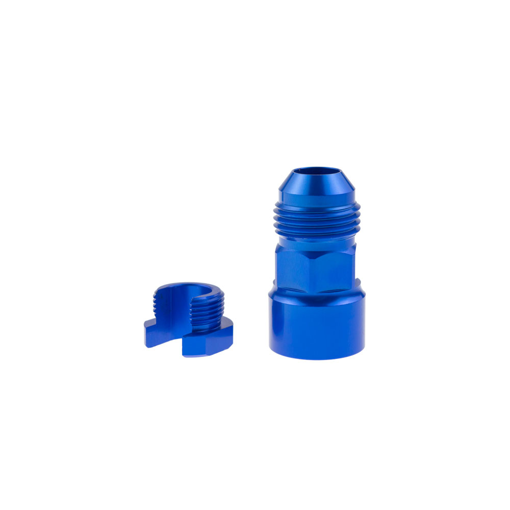 Redhorse 881-06-06-1; Quick Connect Adapter Blue -06AN male to 3/8 SAE female