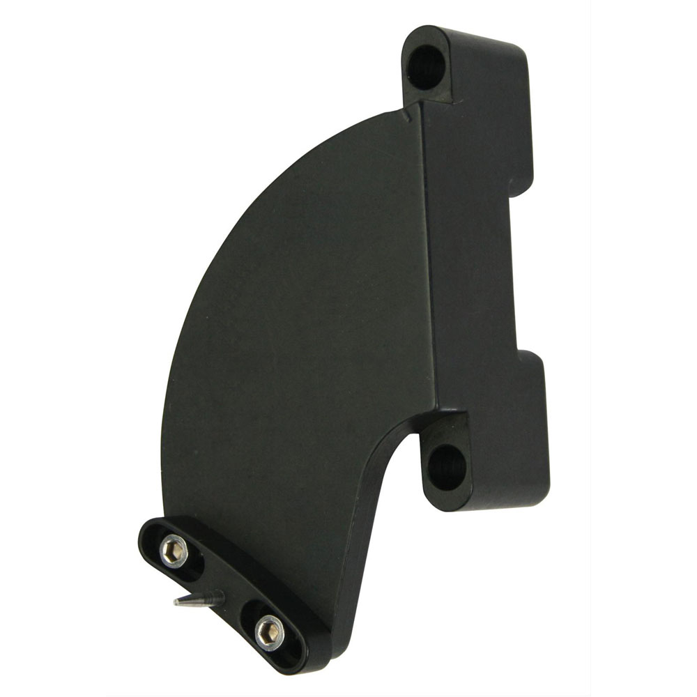 Renegade Timing Pointer 16625; 6.25 in. Black, Billet Alum, Adjustable for BBC